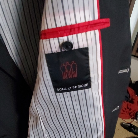 Navy pinstripe blazer - Picture 3 of 4